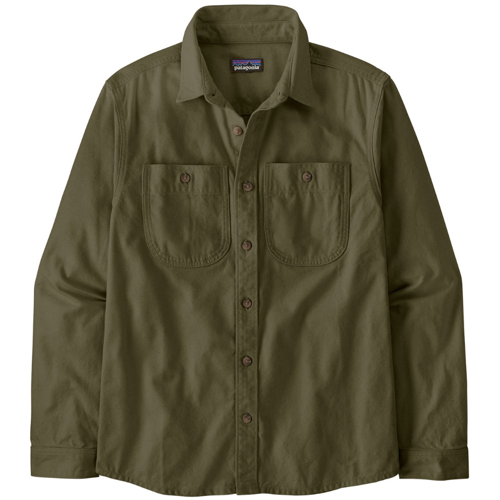 productImage: M's Point Reyes Canvas Shirt Basin Green
