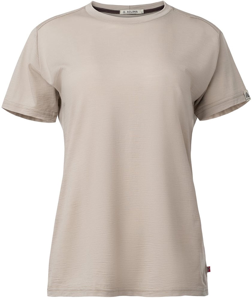 Aclima LightWool 180 Classic Tee W's Simply Taupe, view: 1