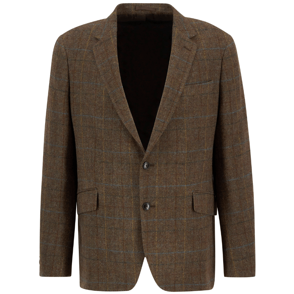 productImage: M's Sullivan Moons Check Blazer Brown