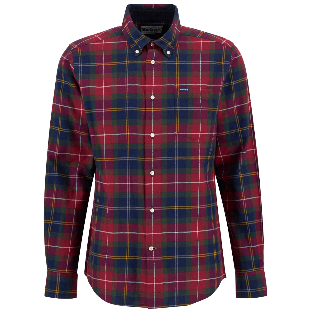 productImage: M's Fortrose Tailored Tartan Shirt Winterberry Tartan