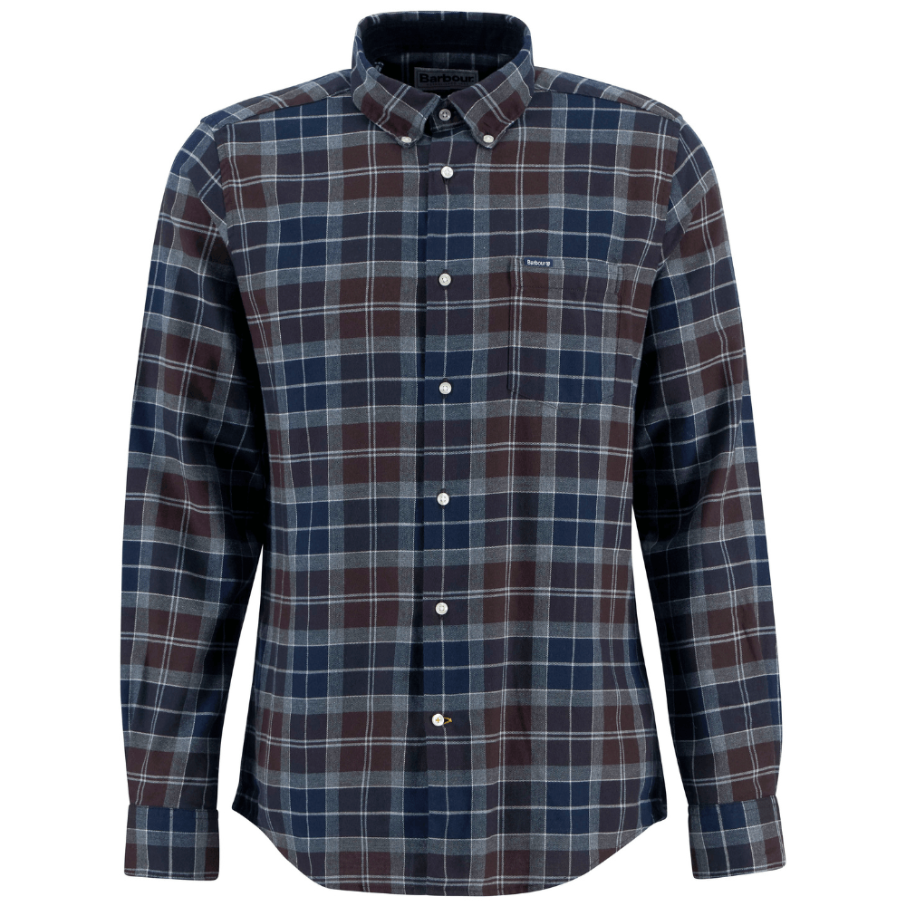 productImage: M's Fortrose Tailored Tartan Shirt Midnight Oak Tartan