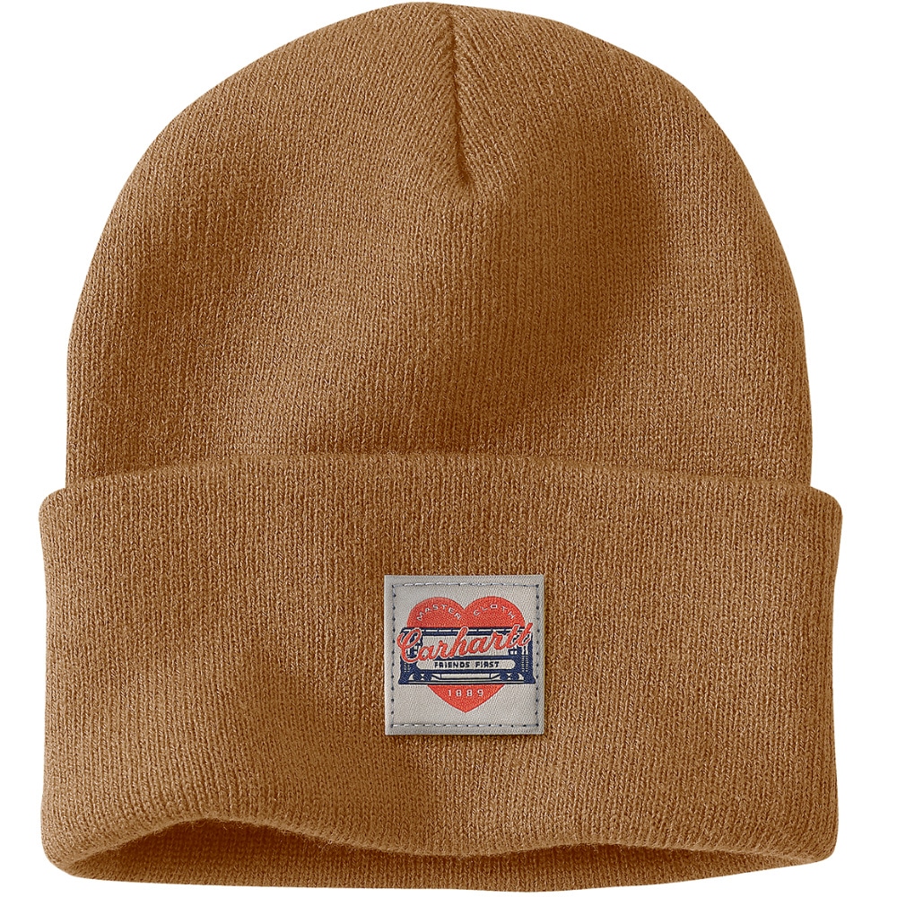 productImage: Carhartt W's Knit Heart Patch Beanie Carhartt® Brown