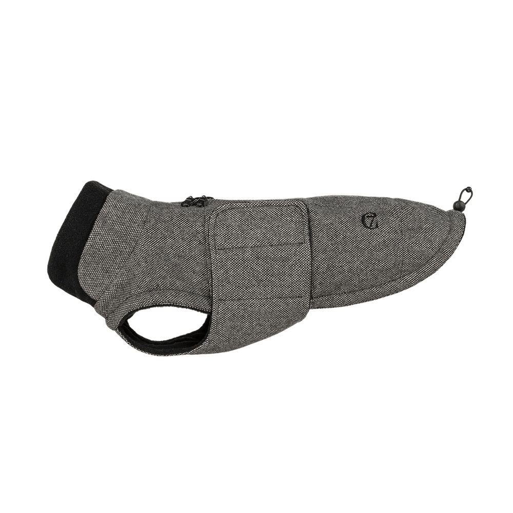 productImage: Brooklyn Winter Coat Tweed Dachshund size 3-5 Black