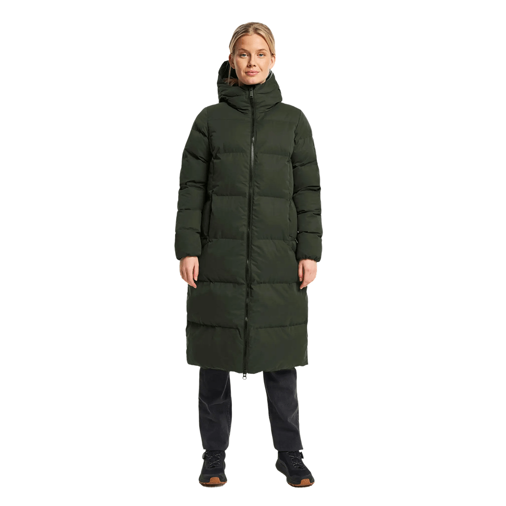 productImage: W's Cevina Coat Dark Olive