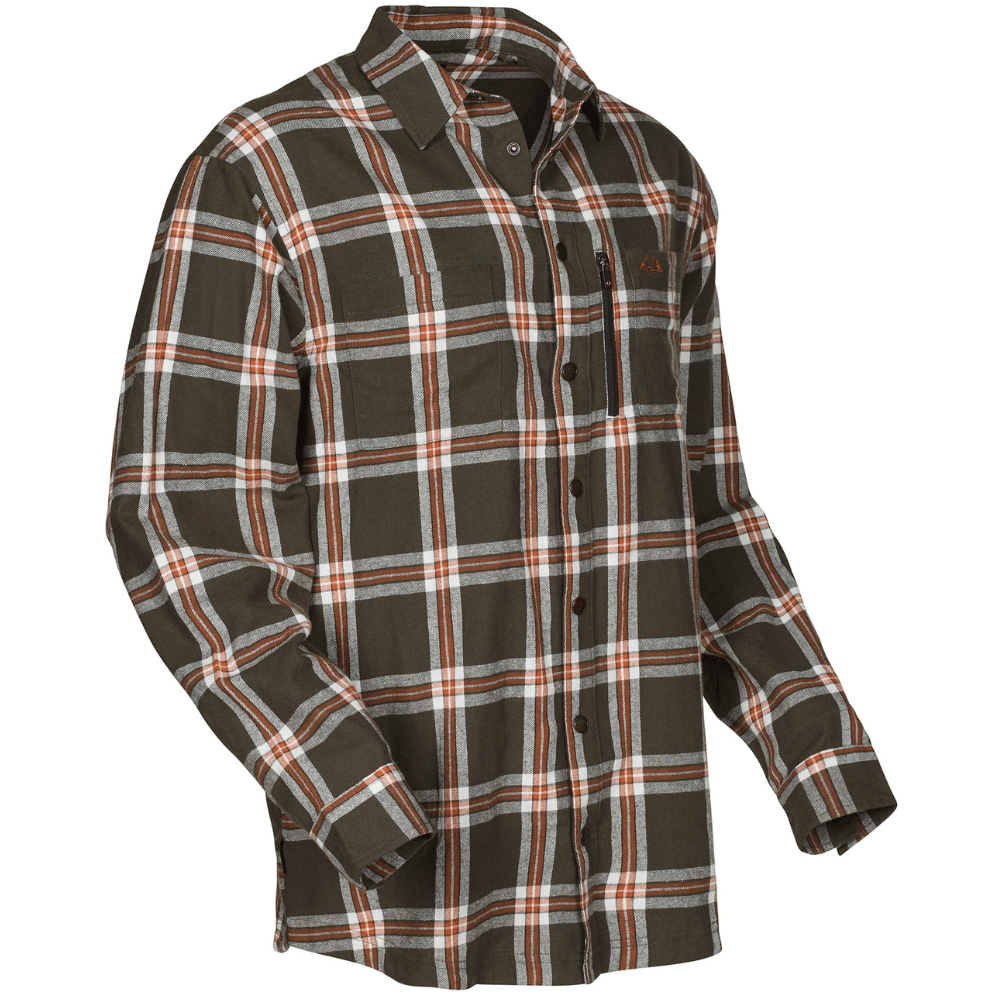 productImage: M's Crest Cotton Shirt Green