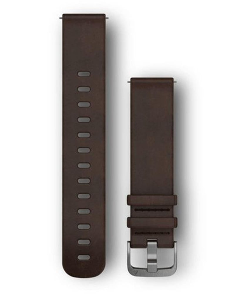 productImage: Quick Release 20 Leather Silver Brun