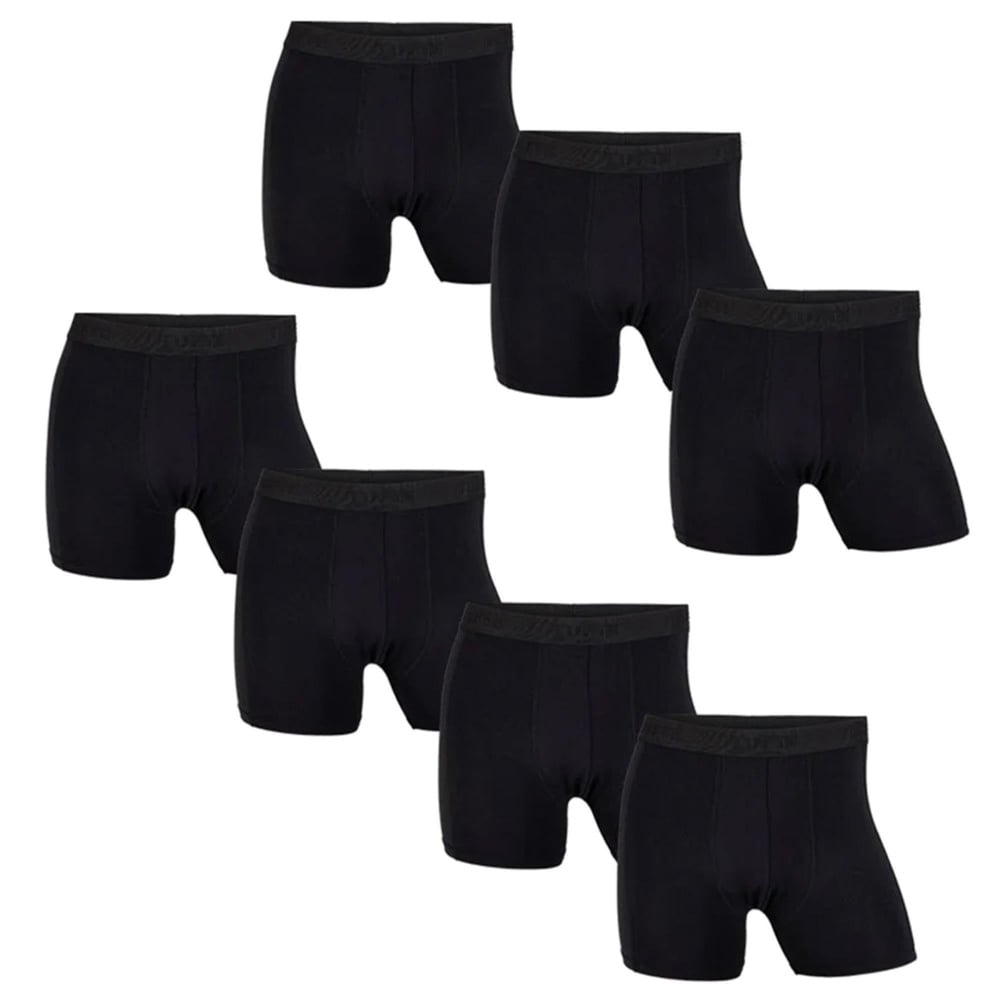 M SoftBoost Boxer Briefs 7-pk Black, view: 1