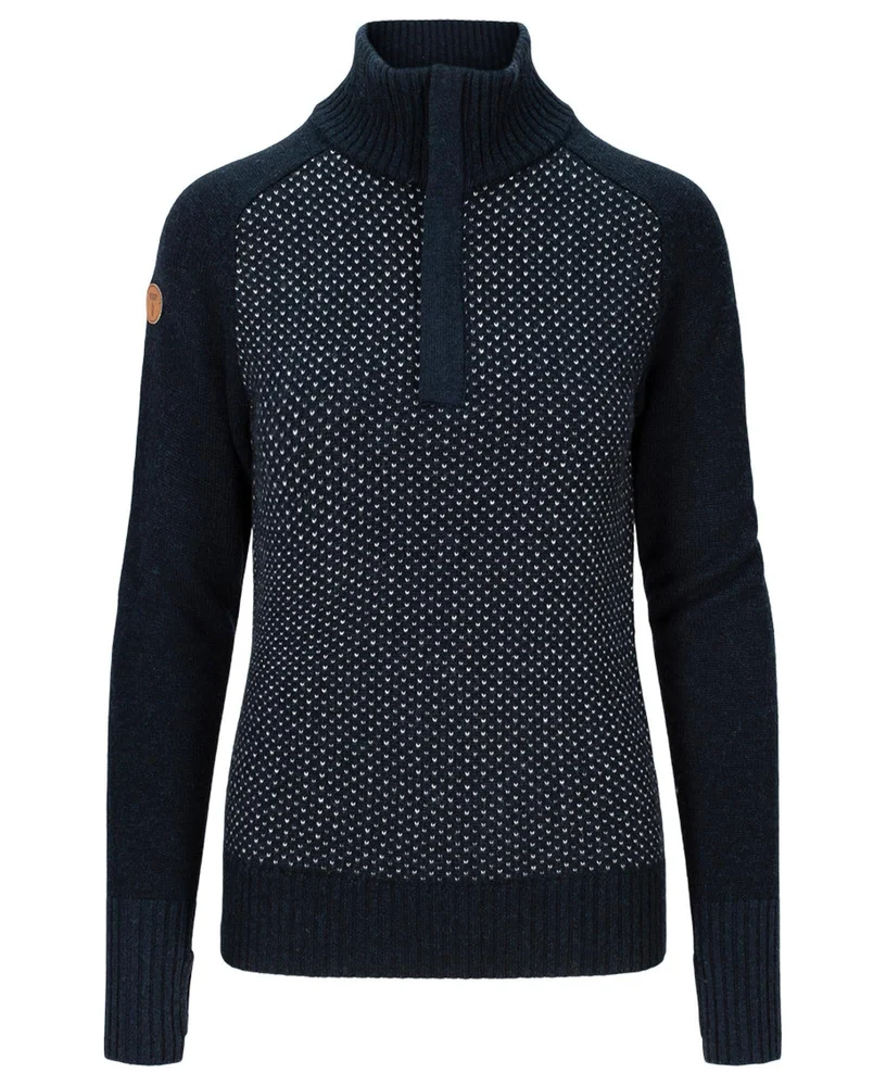 W Robin Low Half Zip Sky Captain, view: 1