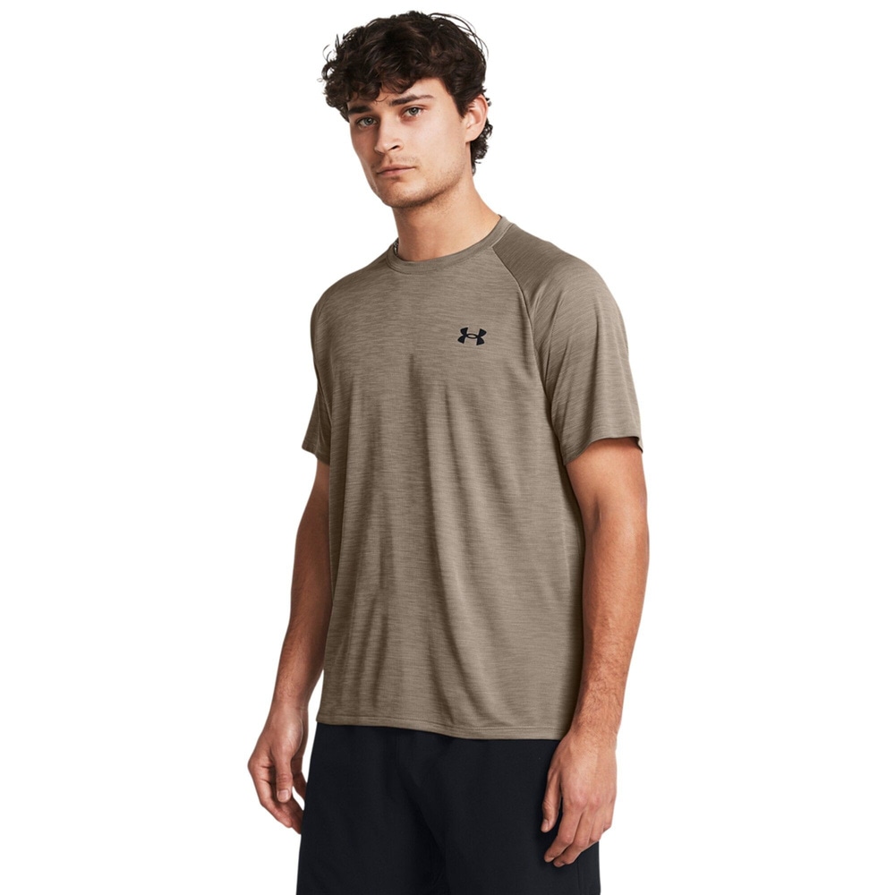 Tech Textured Short Sleeve Taupe Dusk, view: 1