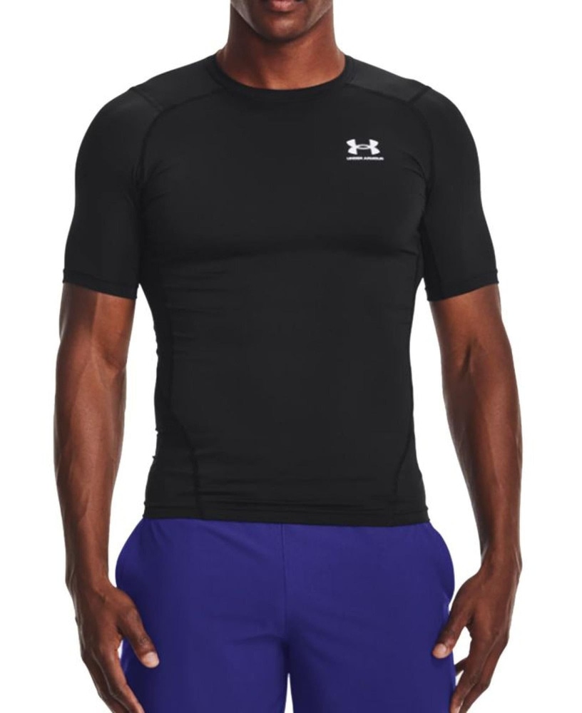 UA HG Armour Comp SS Black, view: 1