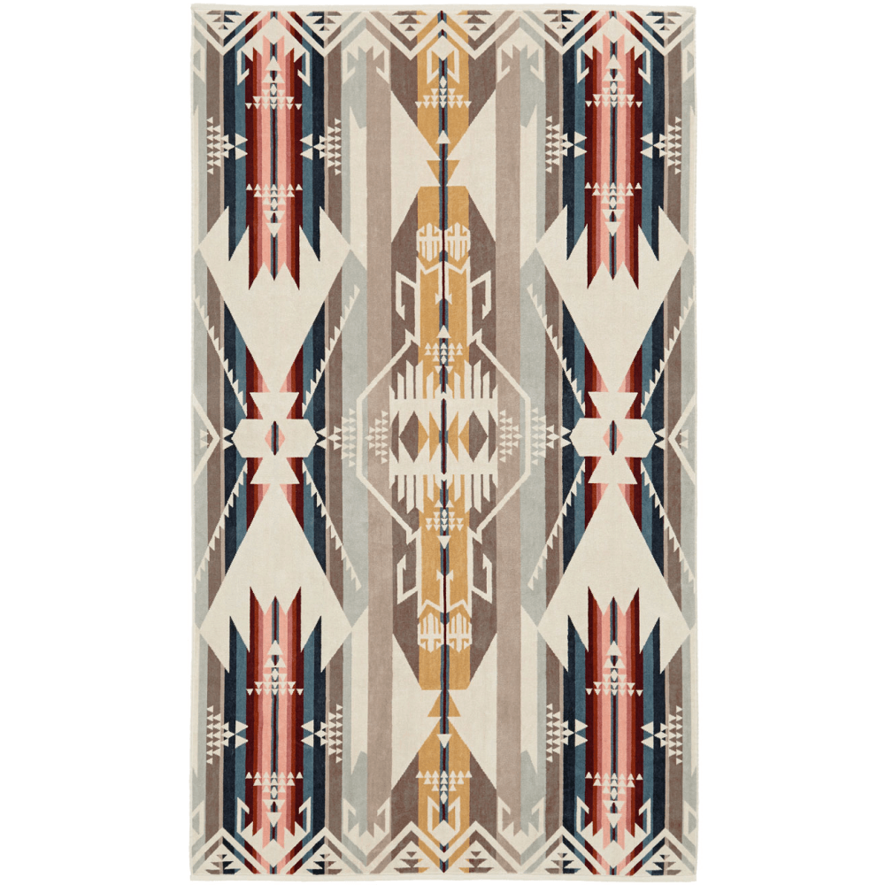 productImage: Oversized Jacquard Spa Towel White Sands Tan