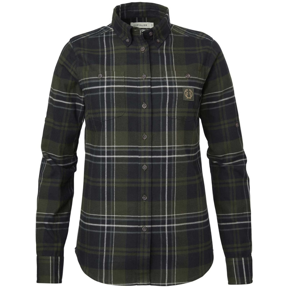 productImage: W's Heron Flannel Shirt October Green Checked