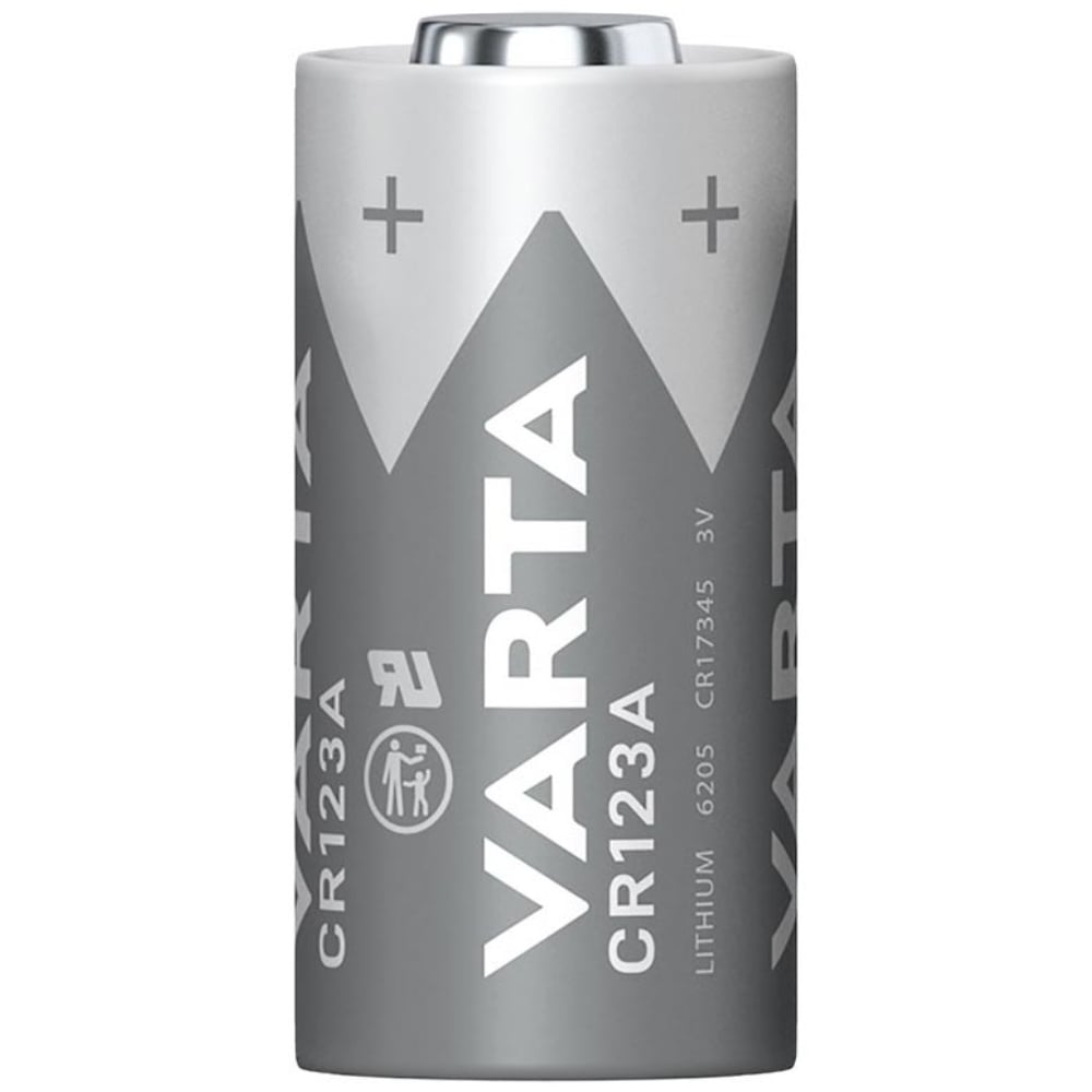 productImage: Litiumbatteri Cr123A 3V Blister Silver Grå