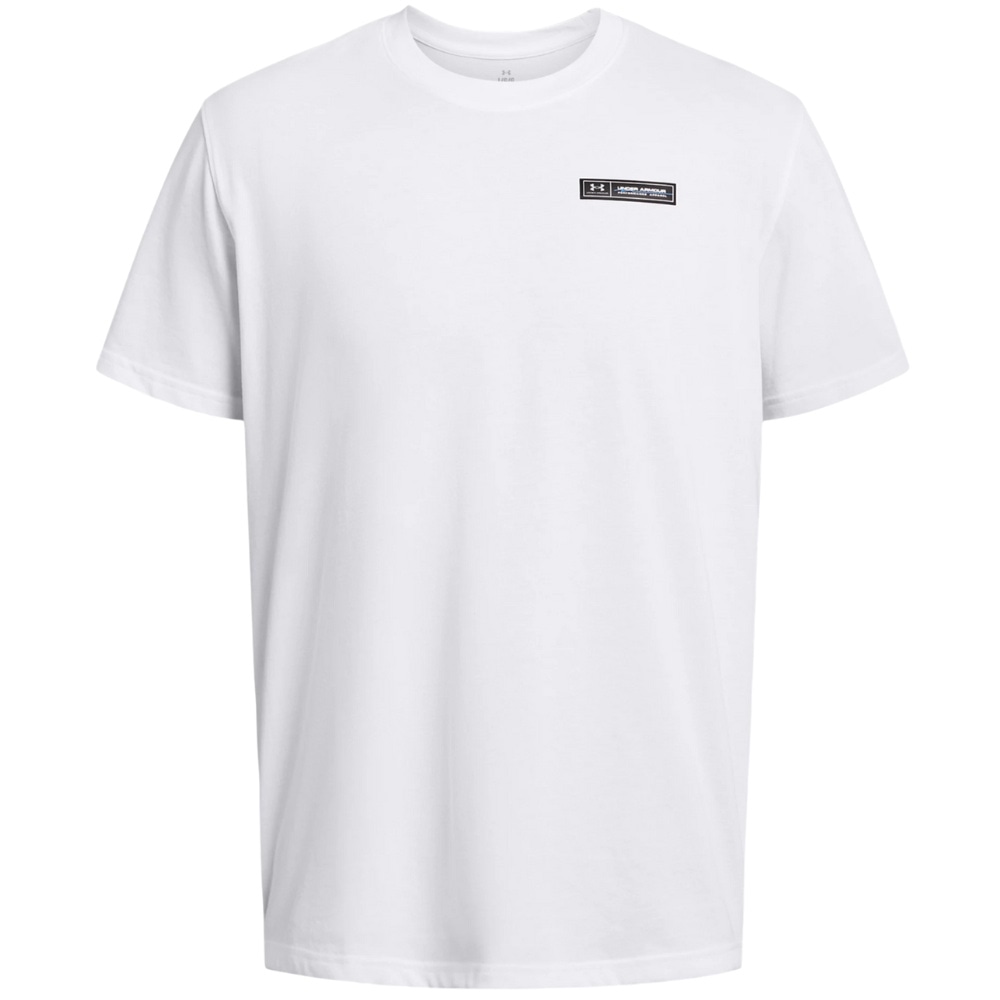 UA Heavyweight Armour Label SS White, view: 1