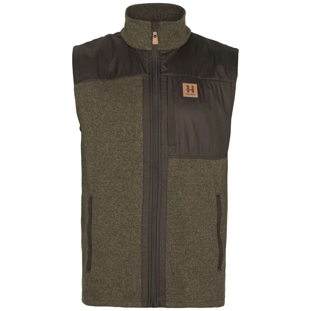 productImage: M's Härkila Kalix Fleeceväst Willow Green/Shadow Brown