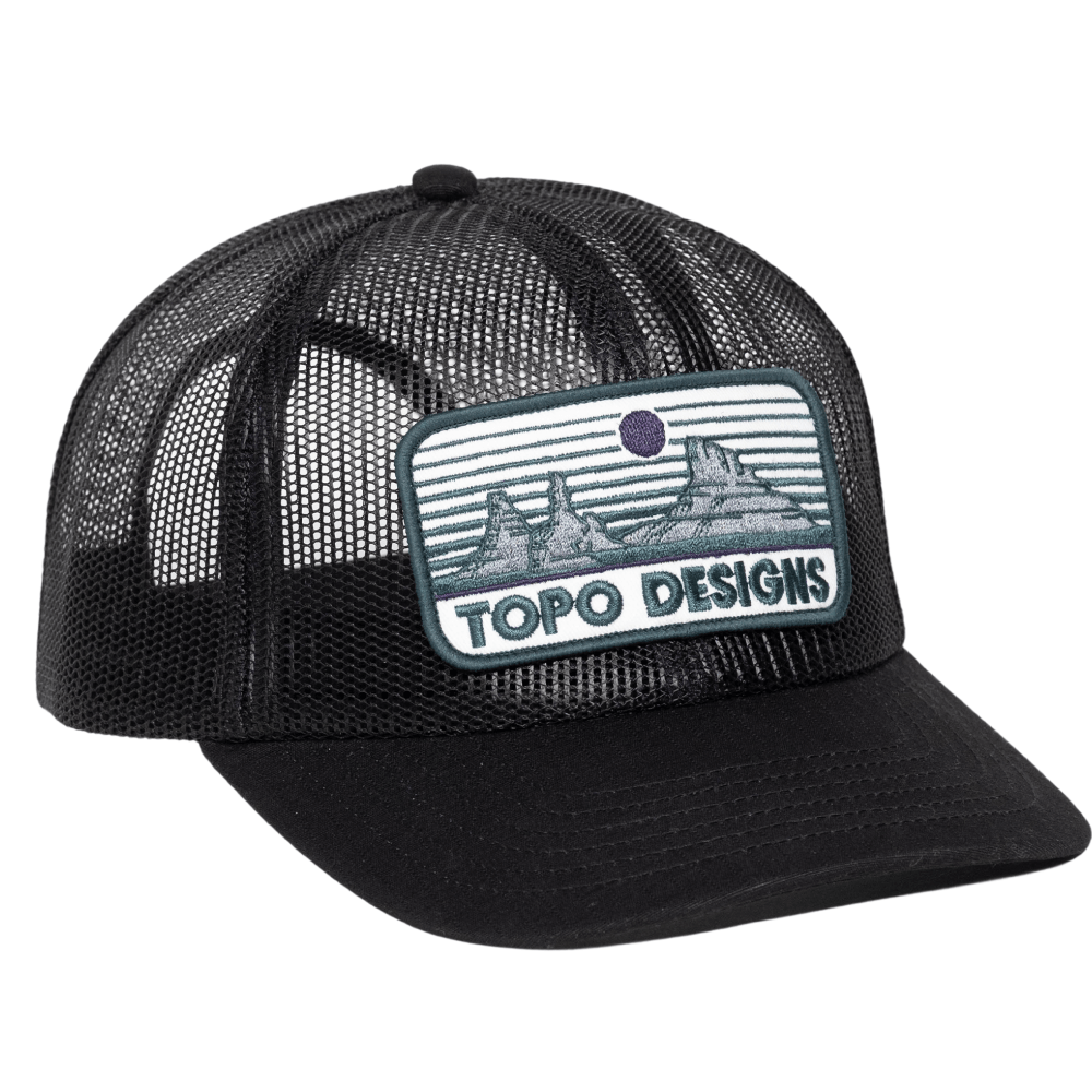 productImage: Patch Mesh Trucker - Desert Dusk Black