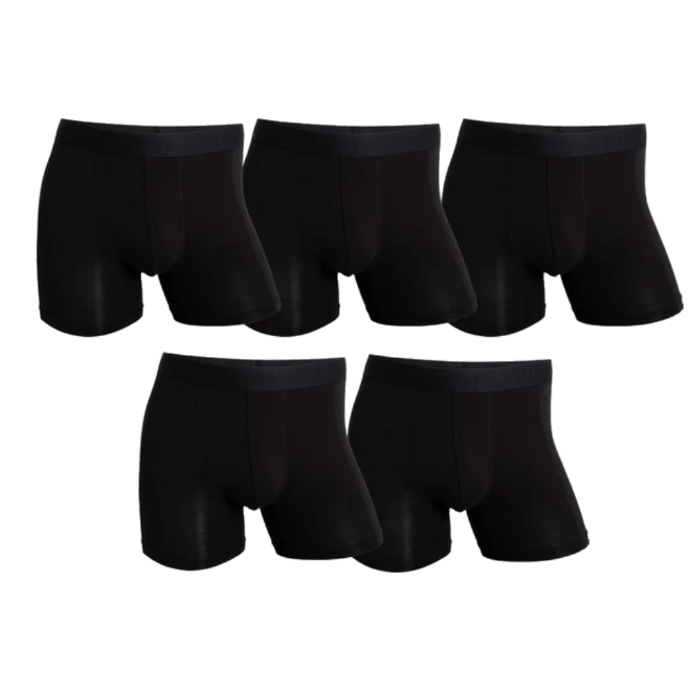 productImage: M's Softboost Boxer Briefs 5-Pk Black Beauty
