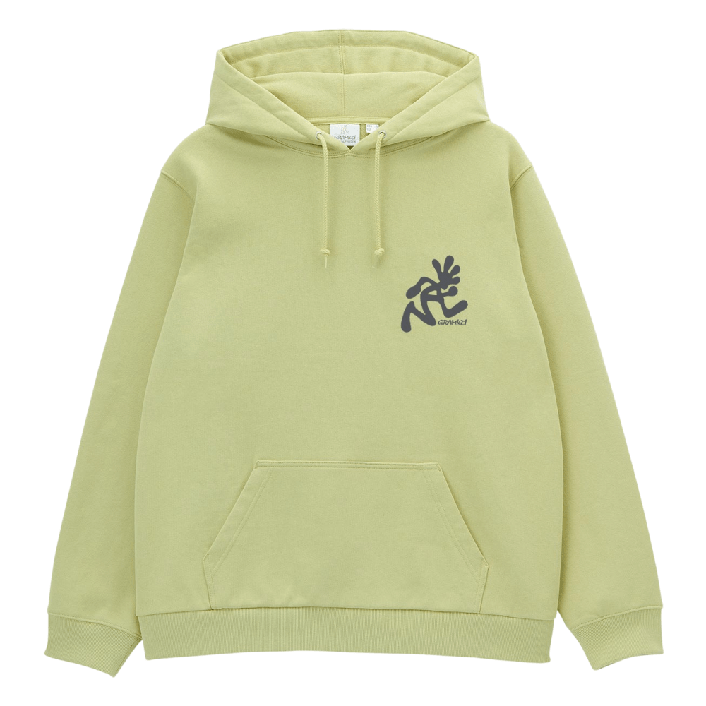 productImage: Running Man Hooded Sweatshirt Lime