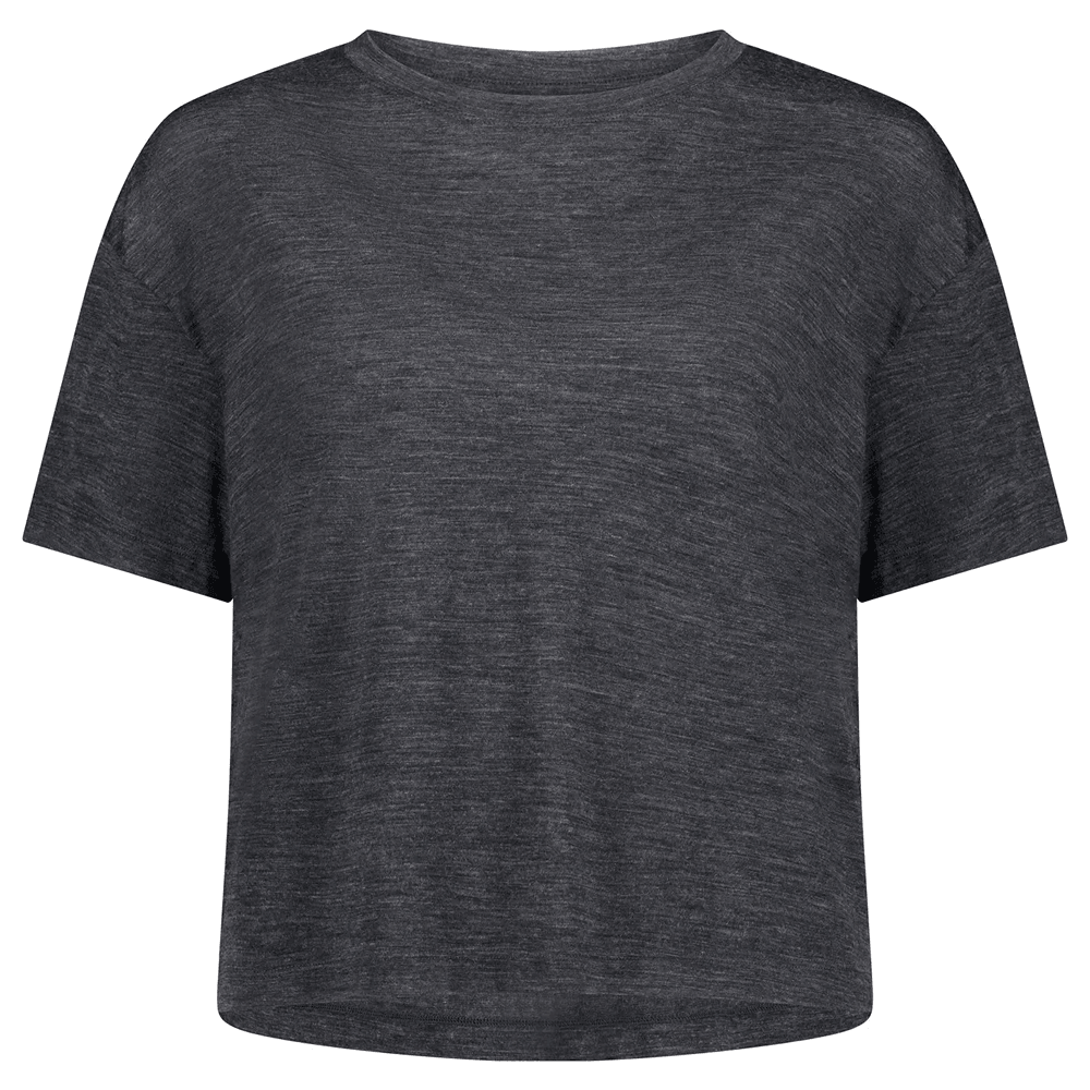 productImage: Zephyr Merino Tencel Boxy T-Shirt Smoke
