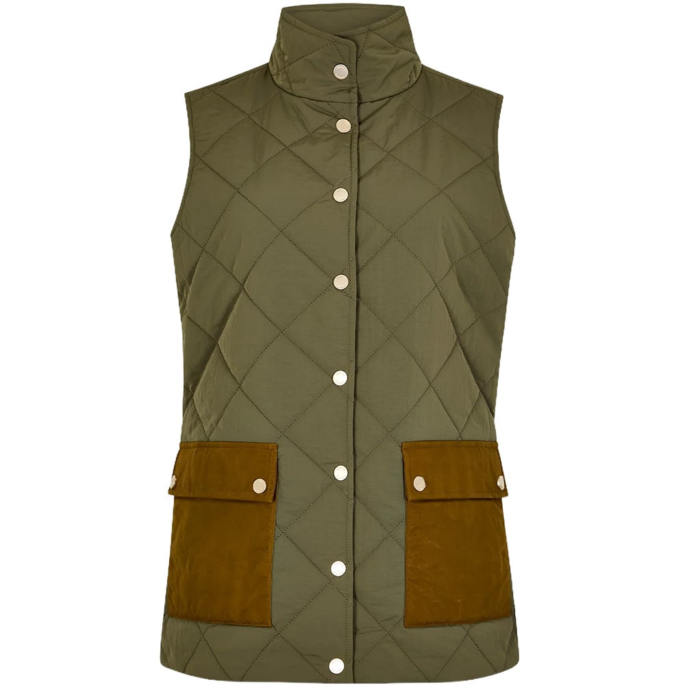 productImage: Clashmore Women's Quilted Gilet Kelp