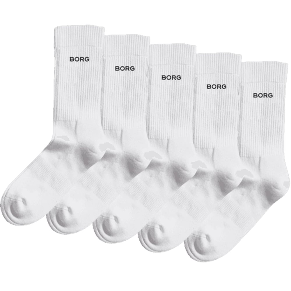 Essential Crew Sock 5P White, view: 1