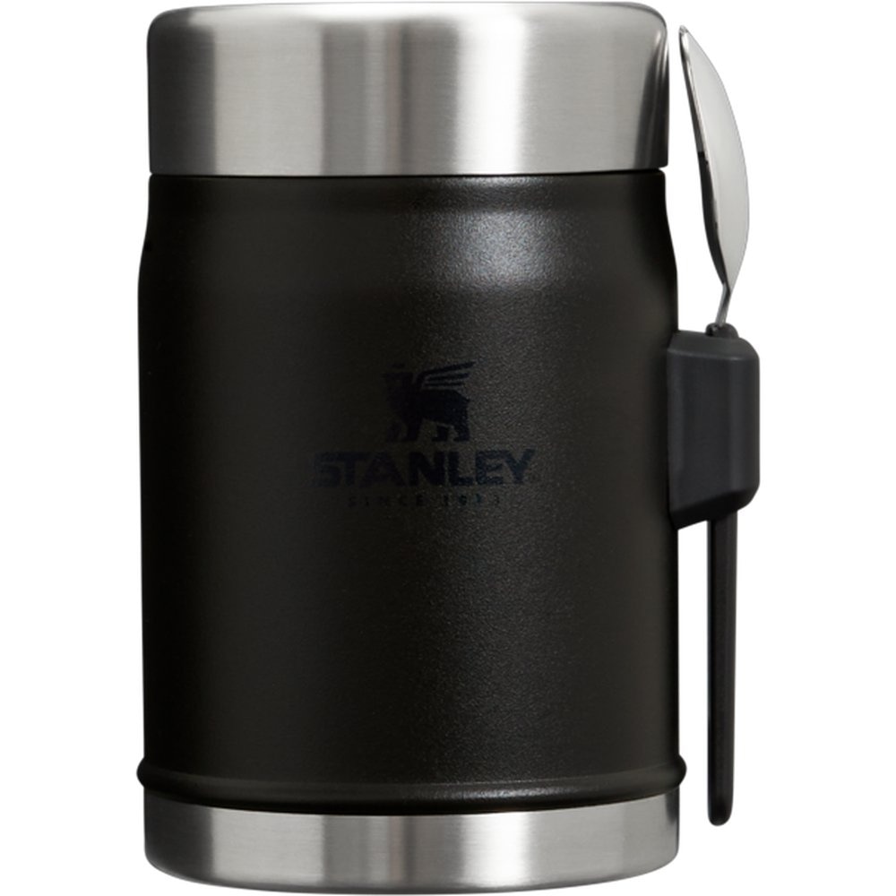 The Legendary Classic Food Jar + Spork Black 2.0, view: 1