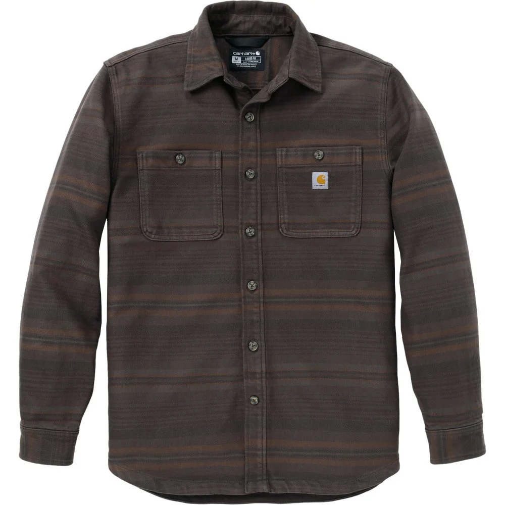 Everett Loose Ls Plaid Shirt Dark Clove, view: 1