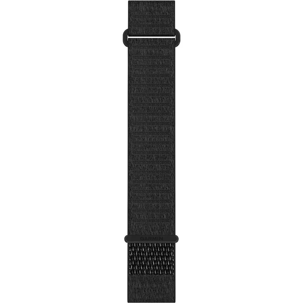 Quickfit 22 Watch Band Long Black Comfortfit Fabric, view: 1
