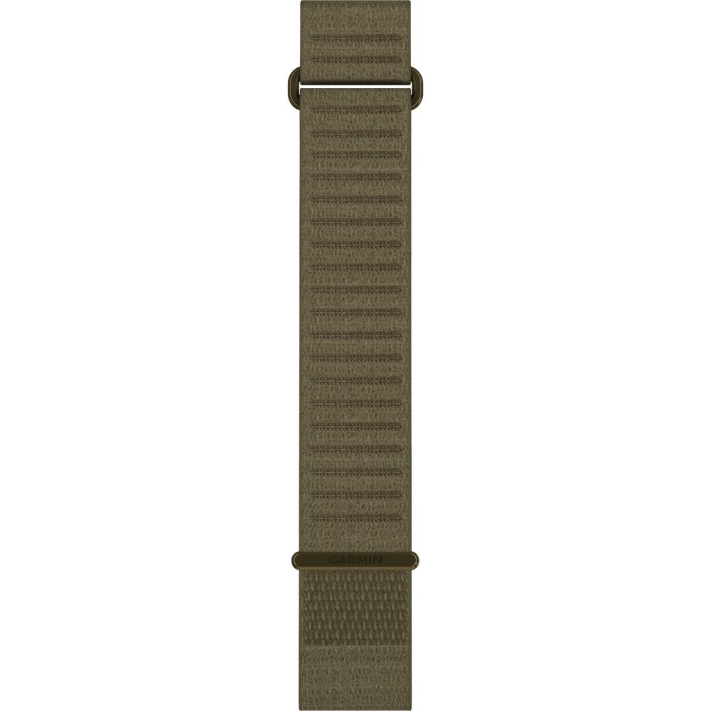 Quickfit 22 Watch Band Long Drab Green Comfortfit Fabric, view: 1