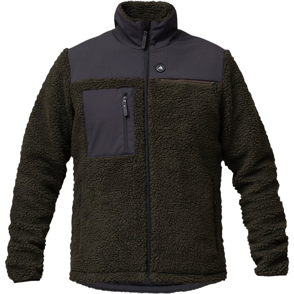 HeatX Hybrid Pile Jacket Olive/Black, view: 1