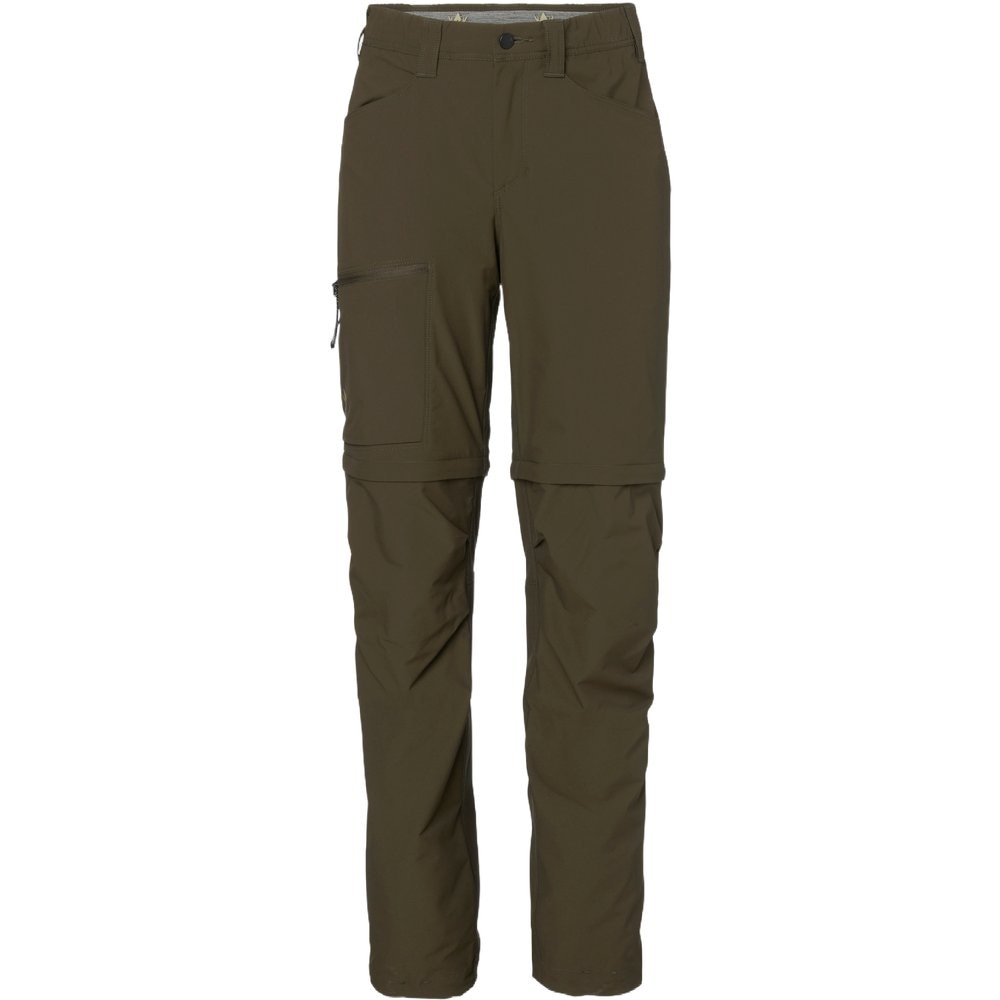 Chaser Lite Ws Zip Off Pants Solid Brown, view: 1