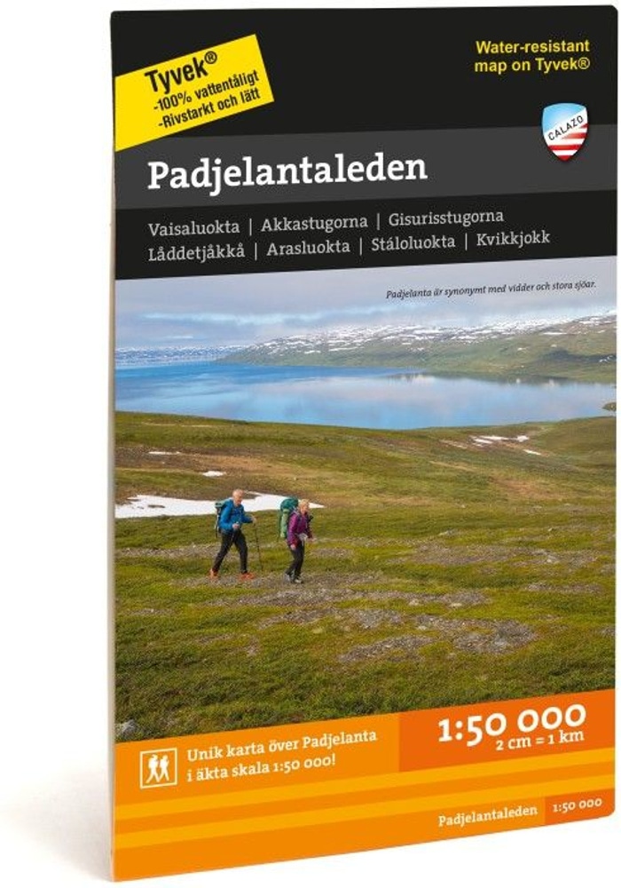 productImage: fjellkart Padjelantaleden 1:50 000