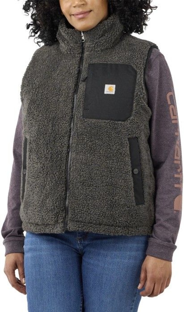 productImage: Carhartt W's Relaxed Midweight Utility Vest Black