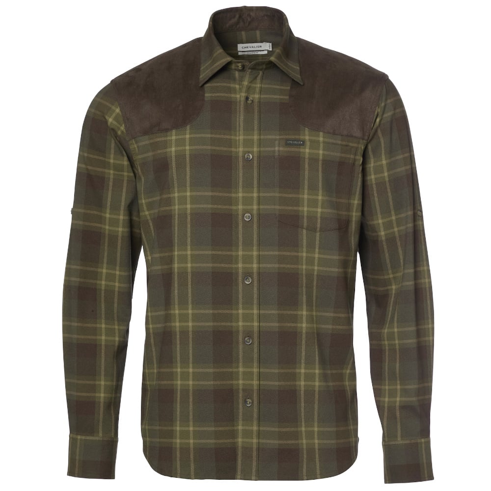 productImage: Chill Shooting Fit Coolmax Shirt Men Pinegrove Green Checked