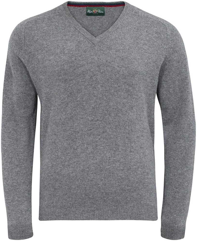 Streetly V-Neck Pullover Grey Mix, view: 1