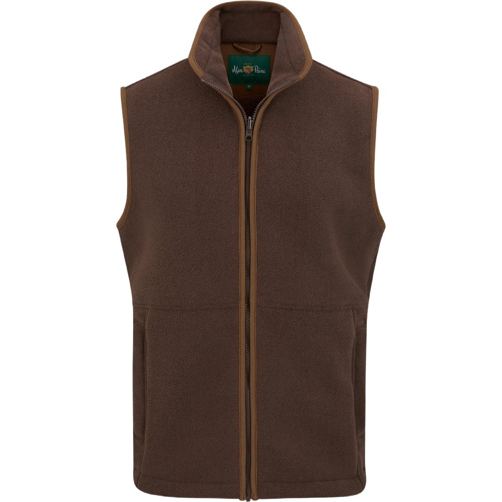 productImage: M's Aylsham Fleece Waistcoat Bark