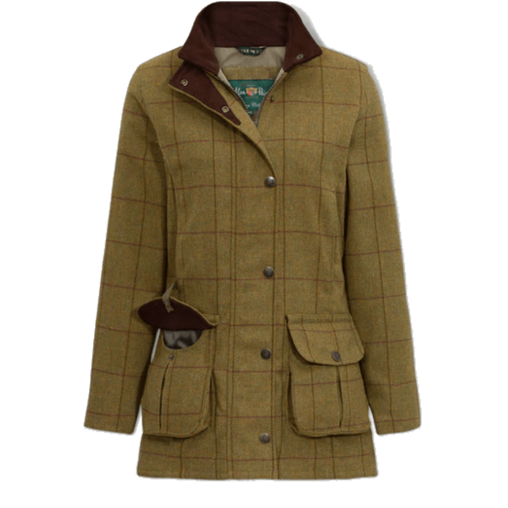 productImage: Rutland Ladies Waterproof Tweed Coat Lichen