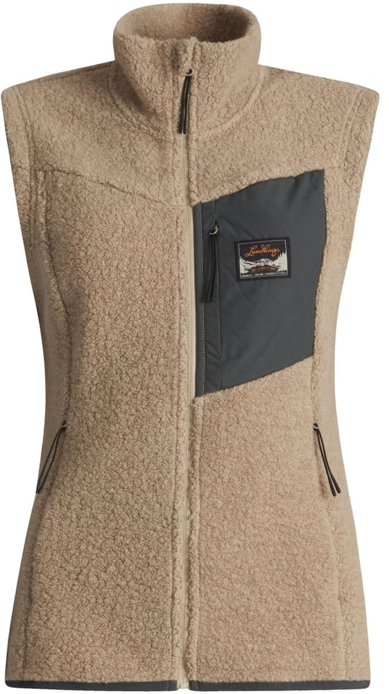 productImage: Flok Wool Pile Vest W Sand