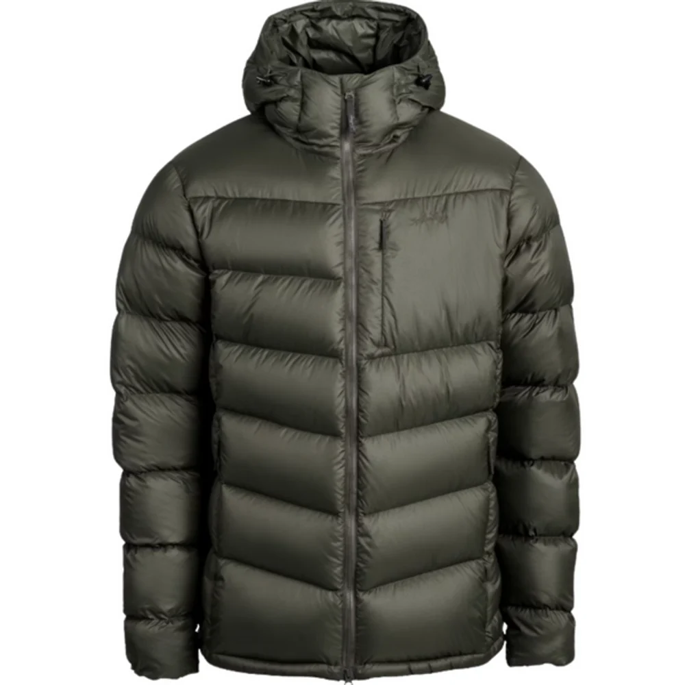 M's Fulu Down Hooded Jacket Dark Forest Green, view: 1