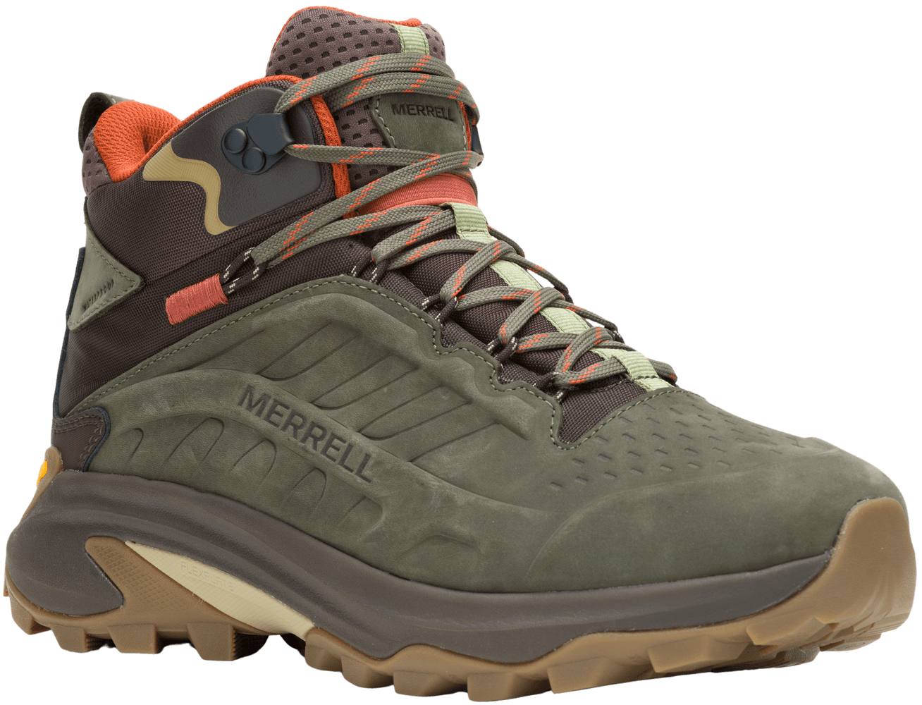 productImage: M's Moab Speed 2 Leather Mid WP Olive