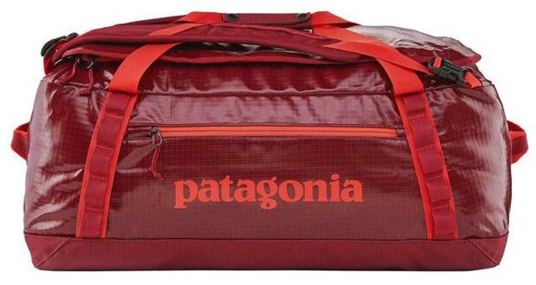 patagonia black hole duffle roamer red 55l Duffel Unity Fitz: Ink Black / Durable 55L duffel made from recycled polyester ripstop Patagonia Black Hole Duffel 55L