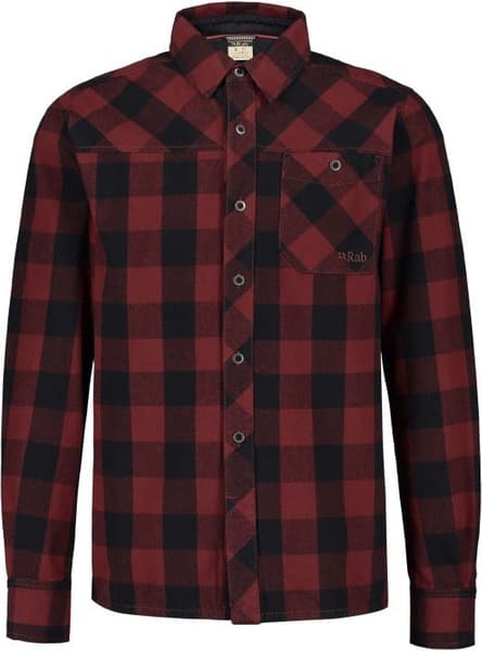 Oxblood Red Check