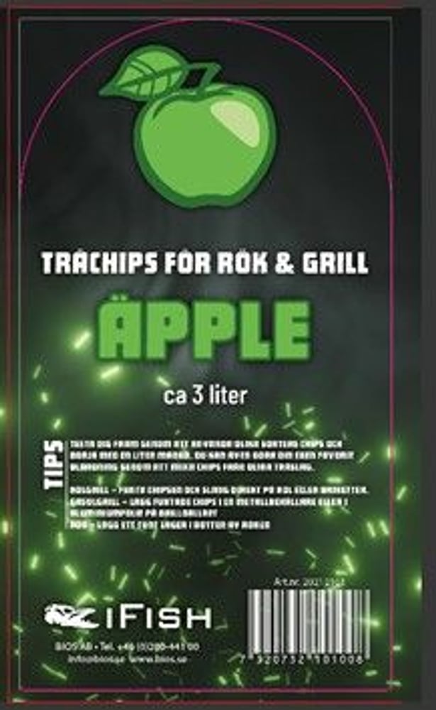 productImage: Flis for røyking og grilling, Eple