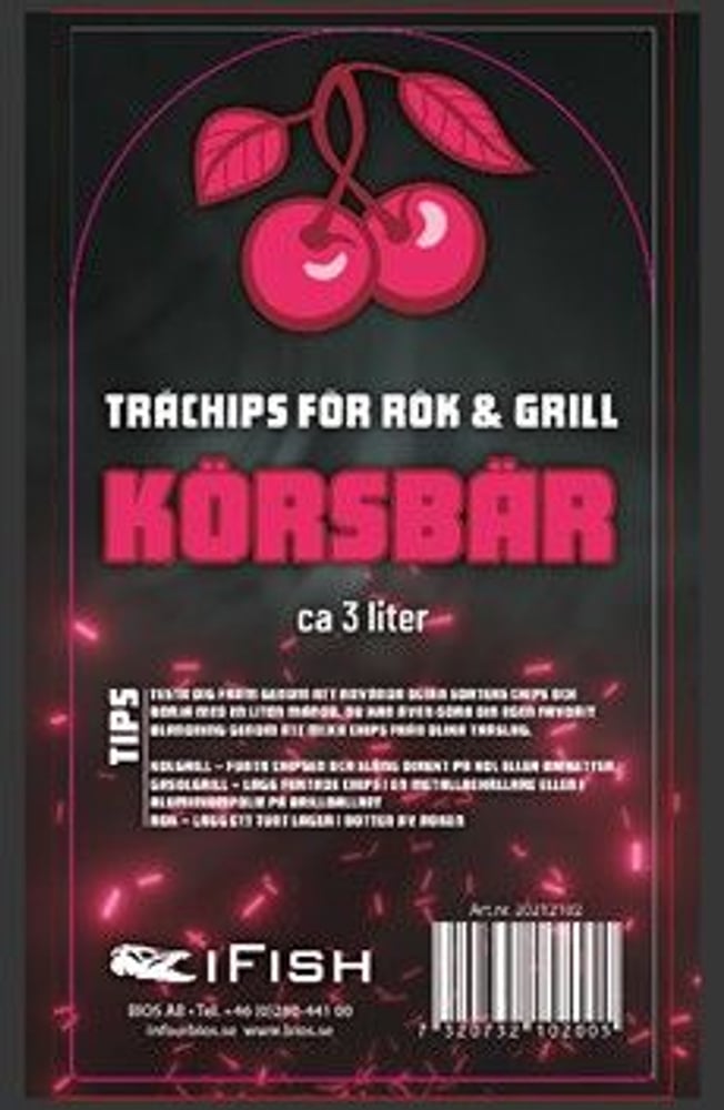 productImage: Flis for røyking og grilling, Kirsebær