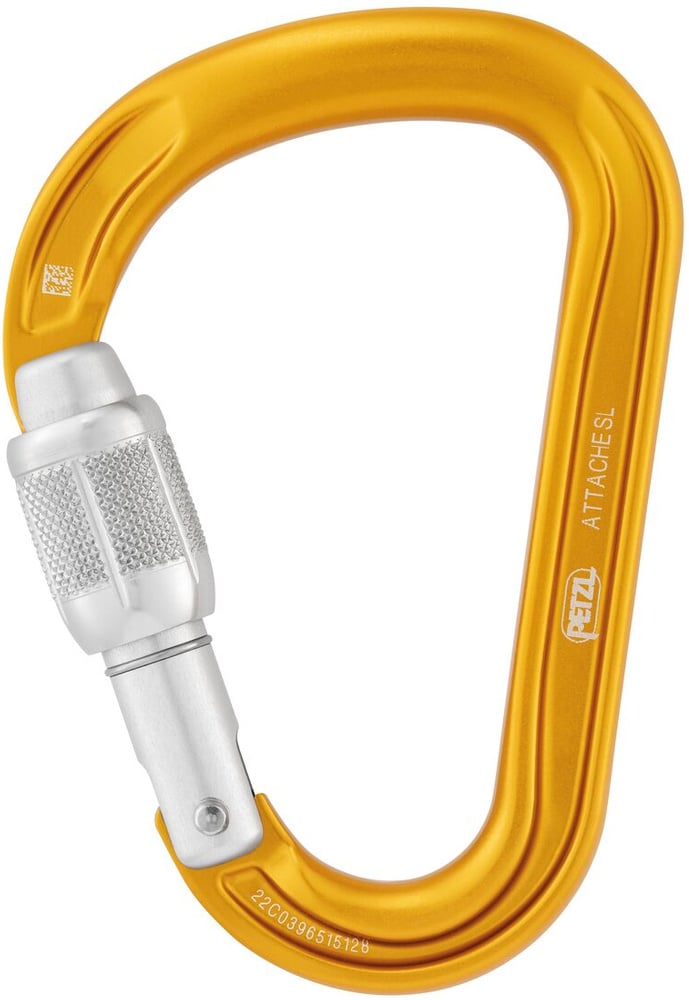 productImage: Attache Screw Lock Carabiner Yellow