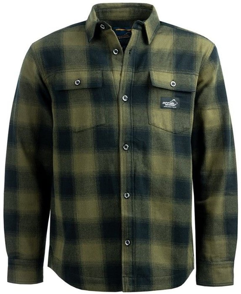 productImage: M's Flannel Shirt Olive/Black