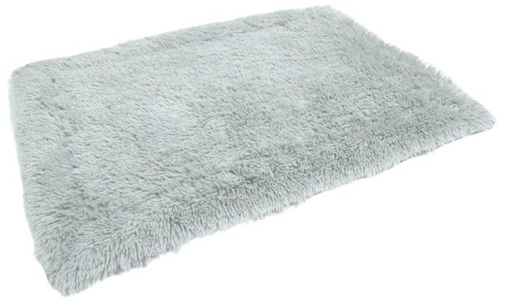Fluffy Calming Bed Rectangle L Light Grey, view: 1