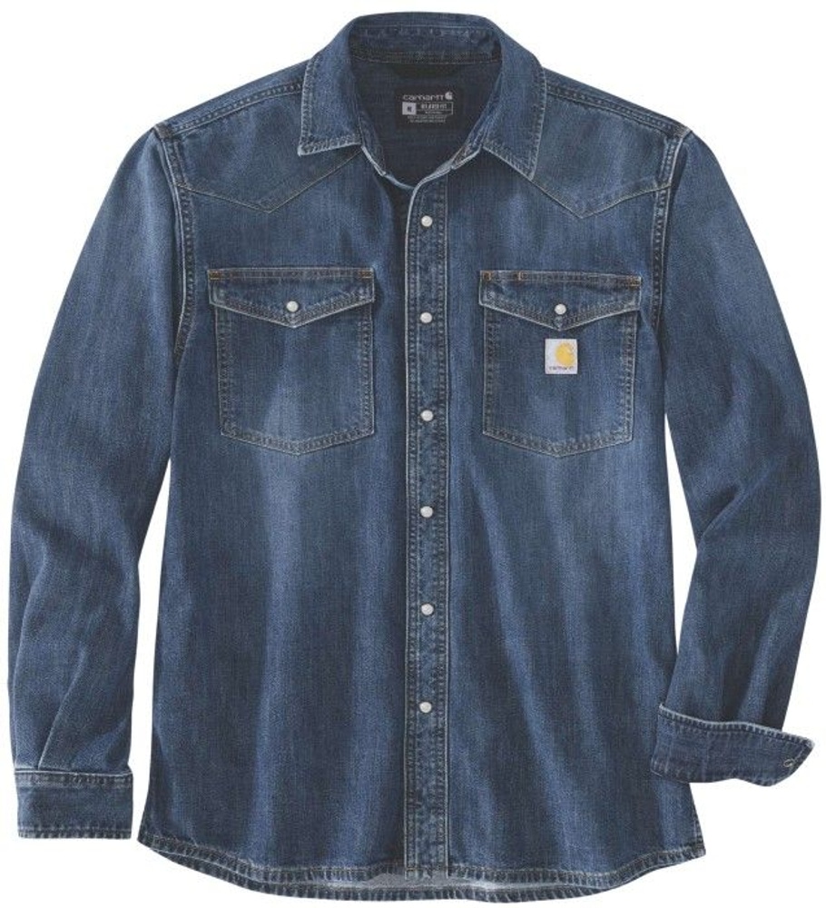 productImage: Carhartt M's Denim L/S Snap Front Shirt Wyatt
