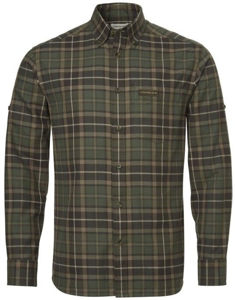 productImage: M's Teal Light Flannel Shirt Hemlock Green Checked