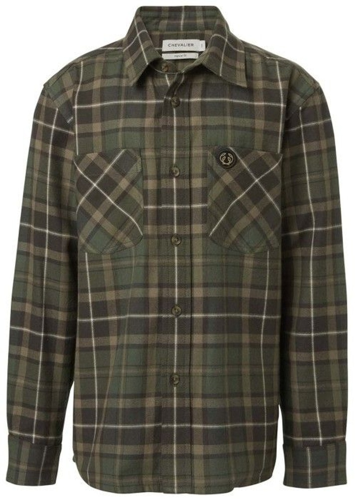 productImage: Junior Teal Light Flannel Shirt Hemlock Green Checked